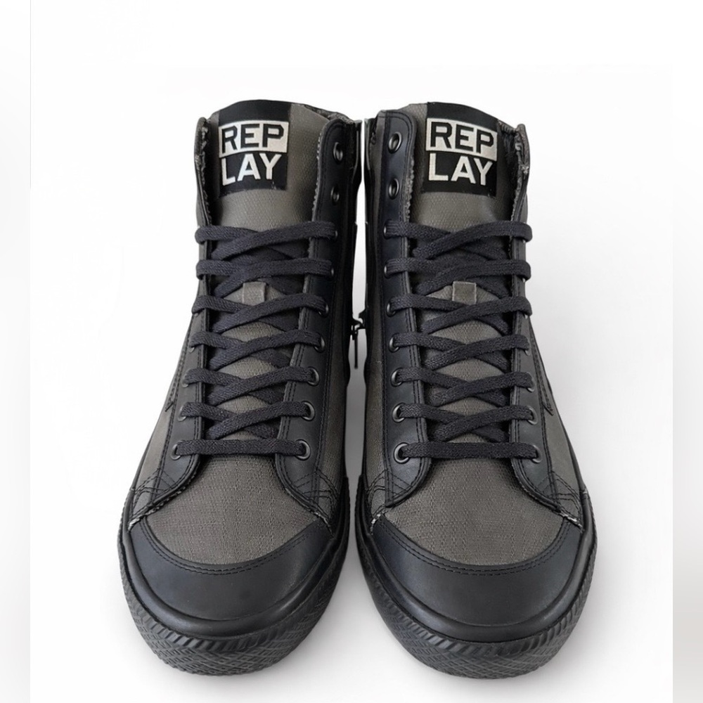 Replay Men’s High-Top Sneakers Boots – Charcoal Grey – EU 43